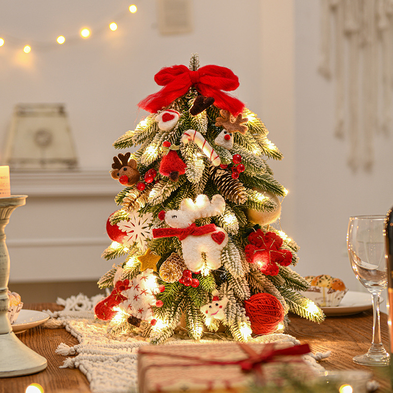 40cm felt snow tree package