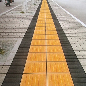 Đáng tin cậy thời tiết PVC an toàn Navigation gạch cho ngoài trời sử dụng cao su Tactile cho người mù - Product Image 6