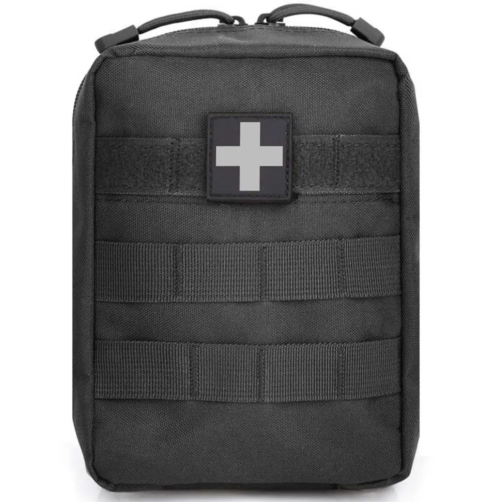 Bolsa de primeros auxilios para senderismo al aire libre, utensilio de viaje táctico Molle EMT IFAK, bolsa de primeros auxilios vacía