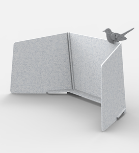 100% PET thân thiện với môi Acoustic tấm văn phòng máy trạm Divider với âm thanh hấp thụ màn hình cho sự riêng tư bàn - Product Image 4