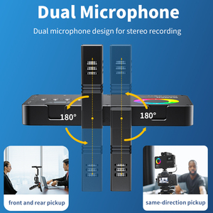 2in1 Wireless Microphone <strong>LED</strong> Light DSLR <strong>LED</strong> Panel Photography Video Photo Studio <strong>Led</strong> <strong>Camera</strong> Photographic Light Vlog Kit - Product Image 3