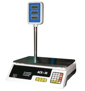 30kg scala di calcolo della scala di prezzo digitale commerciale RS232 scala di calcolo dei prezzi - Product Image 3