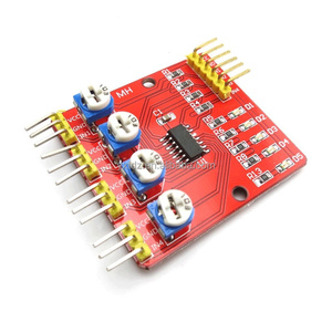 Fabrik preis 4-Kanal-Infrarotdetektor Tracking Line Hindernis vermeidung sensor modul Diy Smart Car Robot Tracking-Modul