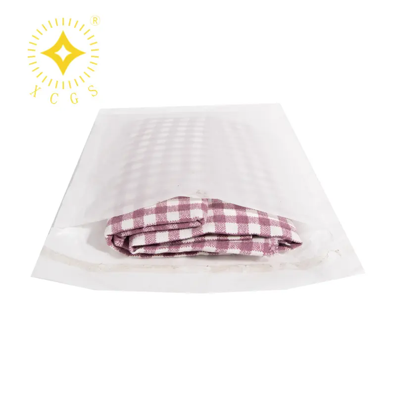 Recycelbare klare transparente Taschen Pergamin papier Versand beutel für Kleidungs paket Geschenk buch Versand beutel