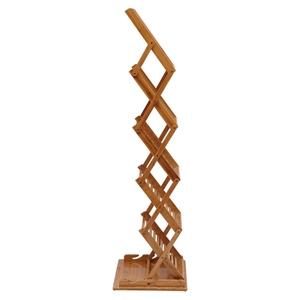 Portariviste in bambù con ripiano pieghevole a 5 strati - Product Image 5