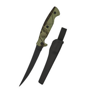 Açık kamp fileto bıçak balıkçılık iyi Hepler paslanmaz çelik siyah kaplama balıkçı bıçağı - Product Image 5