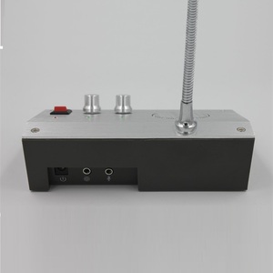 Sistema de intercomunicación de doble vía ZHUDELE para mostrador, intercomunicador de tienda pública, interfono de Audio, altavoz antiinterferencias