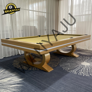 2025 New Fashion Design Modern Luxury Pool Billiard Tables 8ft 7ft Size Solid Wood and Slate Pool Table 9ft for Home Use - Product Image 1