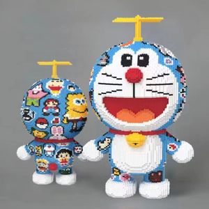 Bán Buôn Tùy Chỉnh Kim Cương Mirco Hạt 3D DIY Mô Hình Doraemon Phim Hoạt Hình Con Số Xây Dựng Khối Mini Câu Đố Bộ Đồ Chơi - Product Image 4