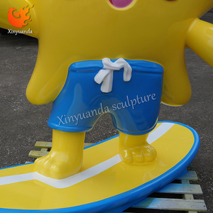 Dễ thương phim hoạt hình hình ảnh ngôi sao Điêu Khắc sợi thủy tinh sợi thủy tinh cửa trang trí cho trung tâm mua sắm sợi thủy tinh gia cố nhựa thủ công mỹ nghệ - Product Image 6