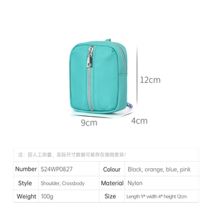 Custom Logo Mini Nylon Coin Bag Small <strong>Pouch</strong> for Cosmetics &amp; Cases - Product Image 5