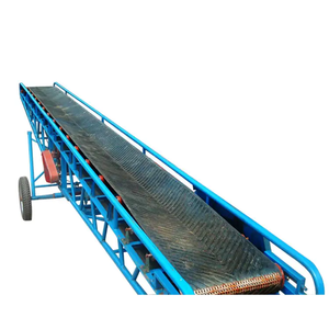Transportadores de cinta modulares para carga de camiones Sistema telescópico de descarga Caucho resistente al calor Plantas de fabricación de condiciones usadas