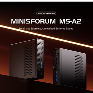 MINISFORUM MS-A2 Gamer Mini PC AMD Ry-zen 9 7945HX 2x10G SFP+ 2*2.5G LAN 4*NVMe 2*DDR5 Workstation Mini Gaming Computer WiFi6E - Product Image 2