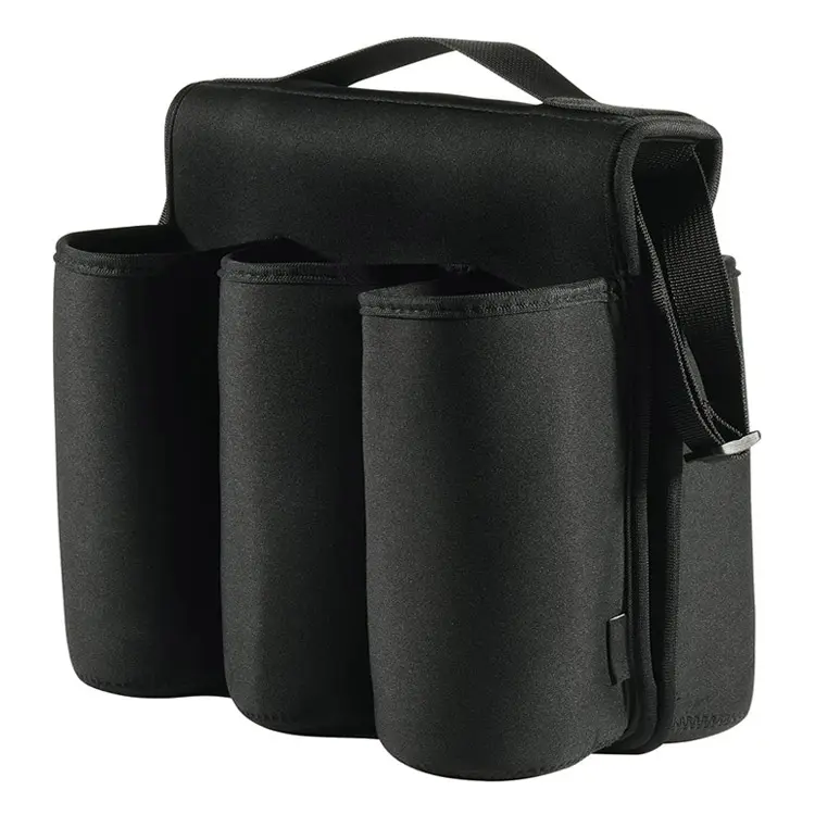 Borsa per il raffreddamento della bottiglia della bevanda della birra il portabottiglie del sedile posteriore della bicicletta in Neoprene può contenere 6 bottiglie