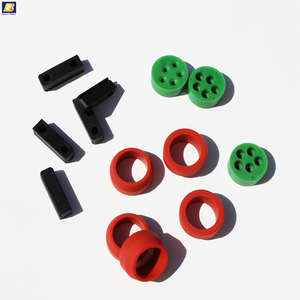 Hot Sale Customized Red Rubber Silicone <strong>Components</strong> with Irregular and Non-standard Size and Shape for Enviroument Sealing - Product Image 6