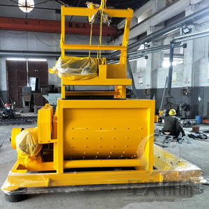 Forced Double Shaft Cement <strong>Mixer</strong> With Lift Small Machine <strong>JS750</strong> Js1000 Twin Shaft Type Concrete <strong>Mixer</strong> Machine With Lift - Product Image 5