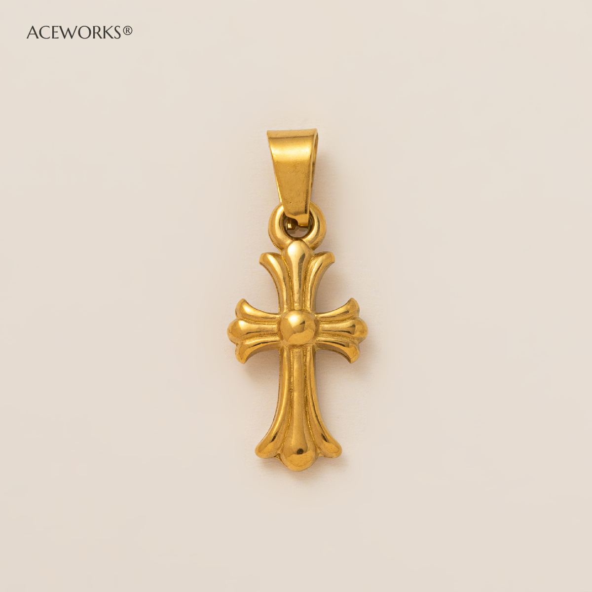 Gothic Floral Cross
