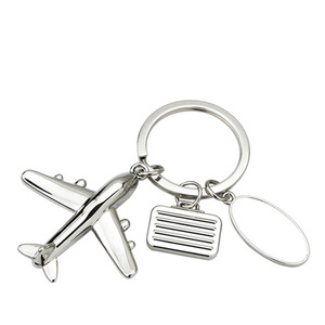 Kim loại hợp kim máy bay mô hình Keychain Trống máy bay hình Móc Chìa Khóa với biểu tượng tùy chỉnh hãng hàng không Quà tặng khuyến mãi - Product Image 3