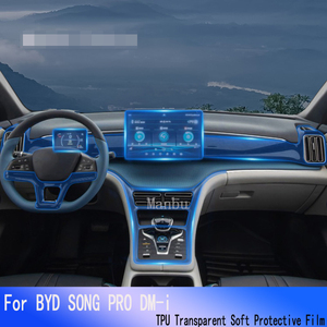 For BYD SONG PRO <strong>DM</strong>-i(2021-2023)Car GPS Navigation LCD Screen TPU Protective Film Protector Decoration <strong>Stickers</strong> - Product Image 1