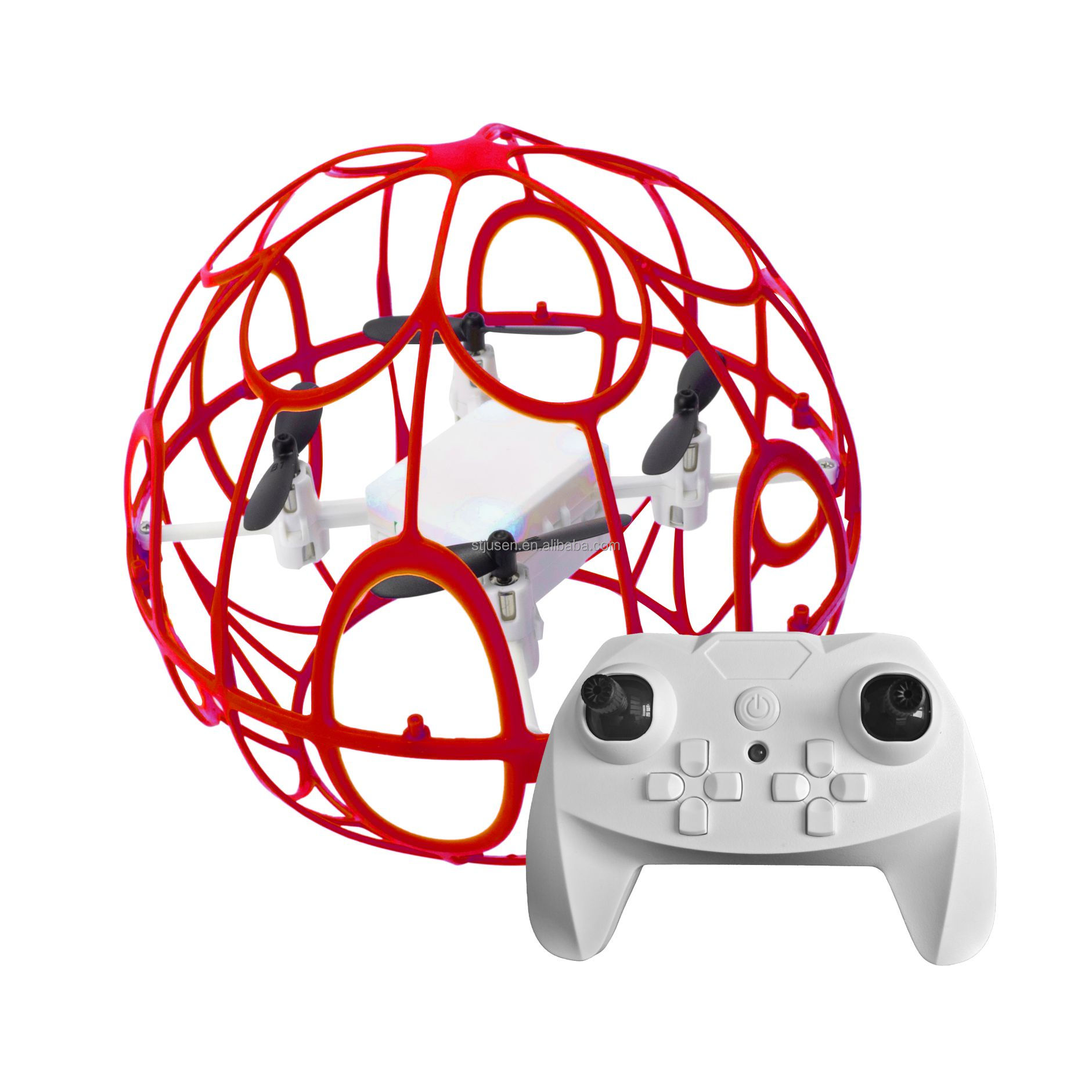 Kit de fútbol con drones-Rojo