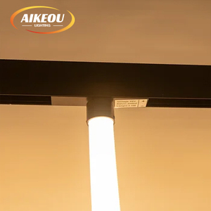 360 Degree Illuminated Round Tube Neon Strip Monochrome LED Light <strong>Source</strong> with Magnetic Track 220V/48V <strong>Input</strong> Voltage - Product Image 2