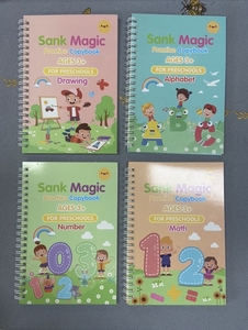 หนังสือภาษาอังกฤษ sank มหัศจรรย์หนังสือการศึกษาสำหรับเด็กฝึกปฏิบัติสมุดลอกแบบเรียนรู้บริการการพิมพ์