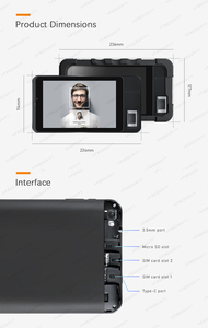 HFSecurity FP07 Rugged Face Iris Fingerprint Passport NFC QR <strong>Code</strong> Android12.0 Biometric Tablet for Time Attendance - Product Image 2