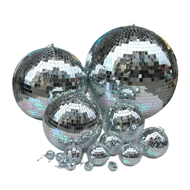 Hot sell Party Christmas Stage effect Mirror Ball glass disco ball per decorazioni da ballo in discoteca per decorazioni da palcoscenico/feste