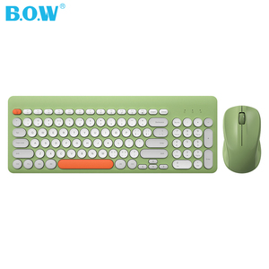 Popular Design Colorful <strong>Keyboard</strong> <strong>Mice</strong> 2.4G Ergonomic Gaming Mini Wireless <strong>Keyboard</strong> and <strong>Mouse</strong> Combo Set