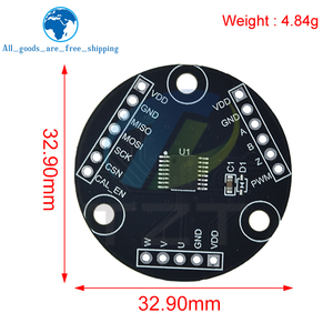 TZT MT6826S alta precisione Encoder magnetico ad alta velocità modulo di sensori di misura ad angolo di induzione magnetica per Arduino - Product Image 2