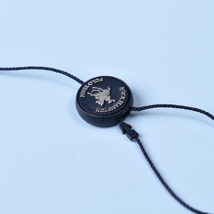 定制标志服装密封可锁聚酯绳彩色塑料吊牌绳服装 - Product Image 4
