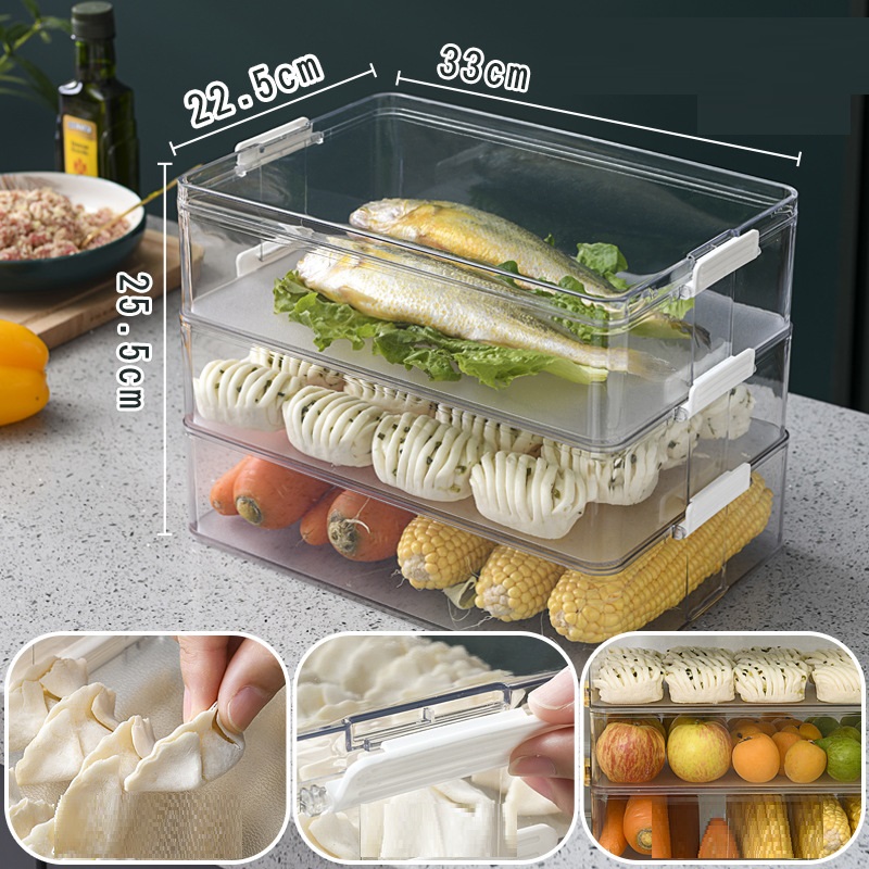 High end three-layer design (1 lid and 3 boxes)