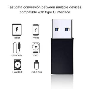 Custom Logo <strong>USB</strong> 3.0 Type-A Male <strong>to</strong> <strong>USB</strong> 3.1 Type-C Female Adapter Mobile Phone Data Convertor UsbA <strong>to</strong> UsbC Connector - Product Image 4