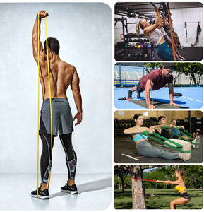 Resistencia Entrenamiento en casa Elástico Estiramiento Caucho Látex Mini Loop Band Gimnasio Ejercicio Resistencia Loop Bands - Product Image 3