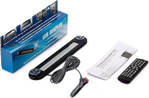 Telecomandato 12V <span class=keywords><strong>LED</strong></span> rosso programmabile a scorrimento messaggio segnale <span class=keywords><strong>Display</strong></span> pannello per la pubblicità di auto e negozi