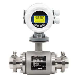 Electromagnetic <strong>Flowmeter</strong> Tri-clamp Connection Flow Meter <strong>Pulse</strong> <strong>Output</strong> Chemical Electromagnetic Flow Meter - Product Image 3