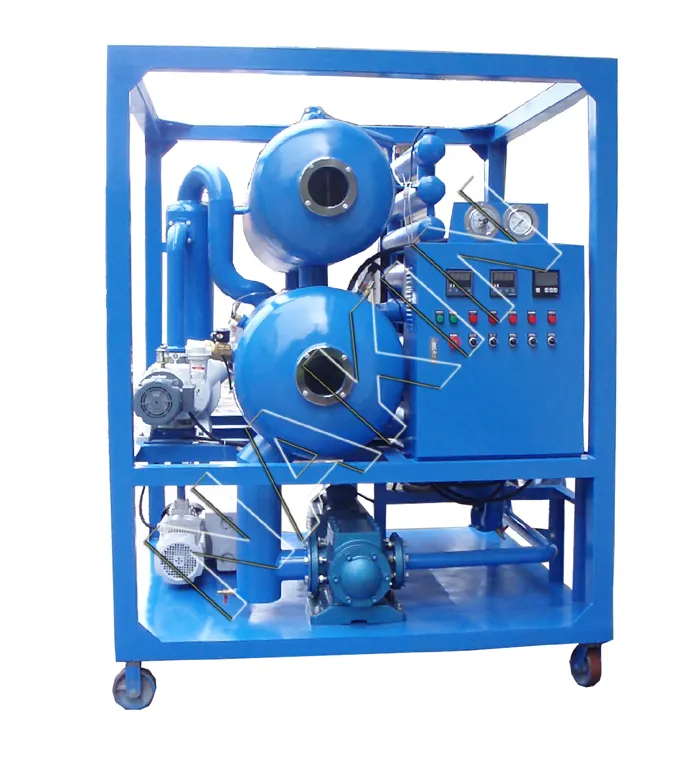Geräuscharme Ultrahochspannungstransformator-Ölraffinerie maschine/Öl filtration entwässerung anlage