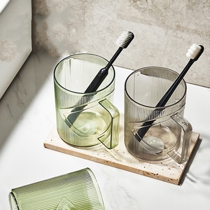 Hiện đại rửa cup vài cơ sở Nước súc miệng cup dễ thương nhựa PP phòng tắm lớn mở Cup cho phòng tắm - Product Image 6