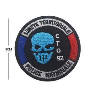 OEM France IR cờ các bản vá lỗi đặt hàng số lượng lớn giá bán buôn Tactical phù hiệu hồng ngoại móc vòng lặp ủng hộ cung cấp - Product Image 6