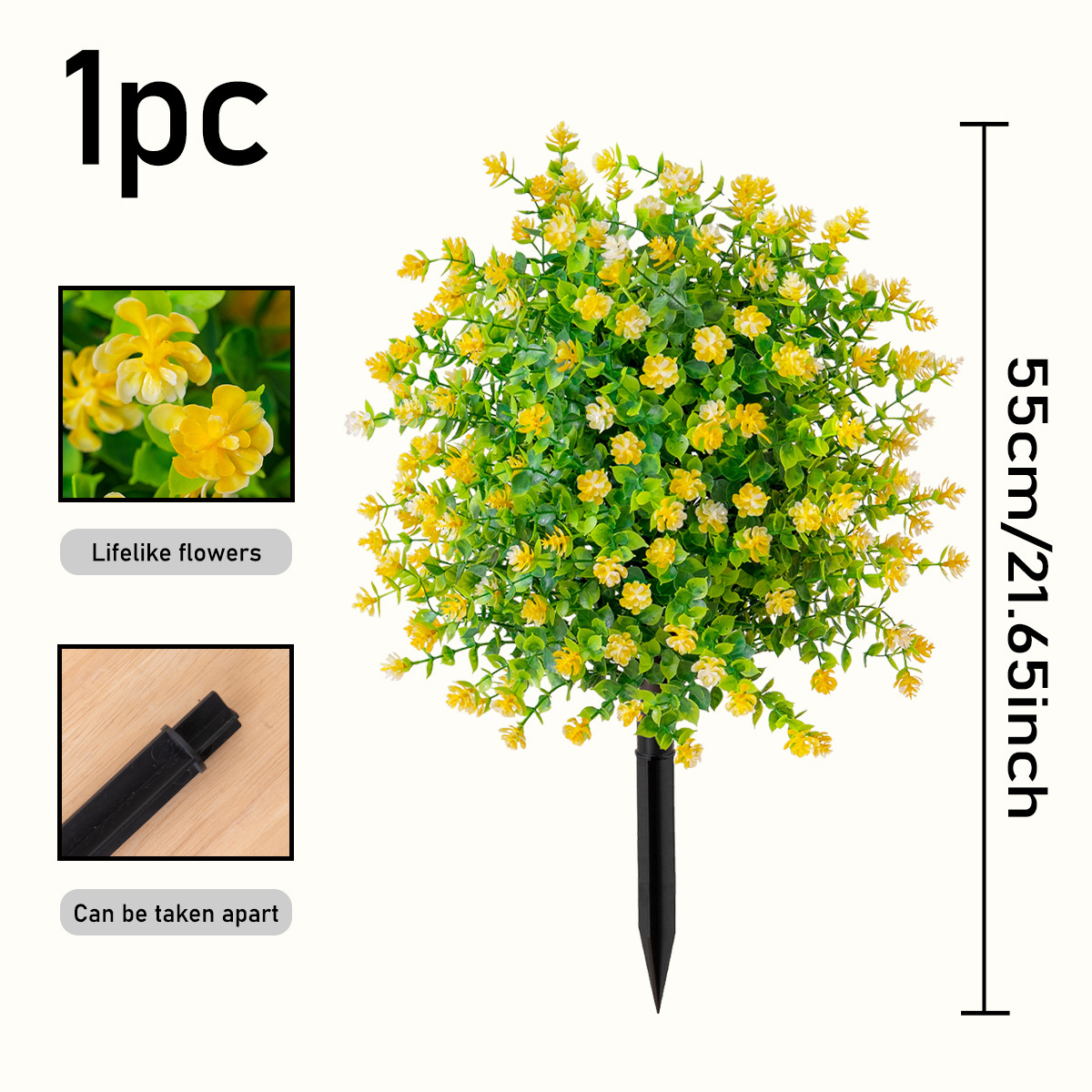 Camellia & Eucalyptus Ground Bush, Yellow