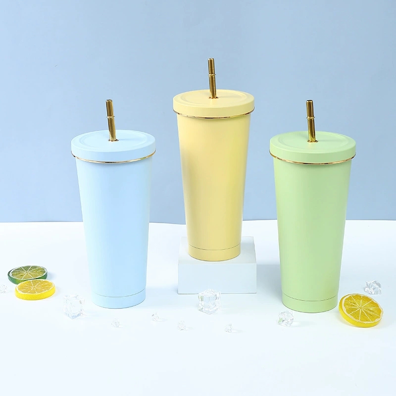 European Quality Stainless Steel Custom Water Bubble Tea Espresso Coffee Vacuum Cup Set