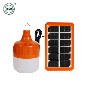 Üç aydınlatma modu açık kamp taşınabilir DC lityum pil şarj edilebilir LED acil durum lambası  ile GÜNEŞ PANELI - Product Image 6