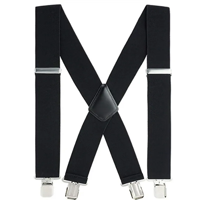 Pant Braces Clothes Accessory with Elastic X Back Design Fashion Accessories Suspenders for Men