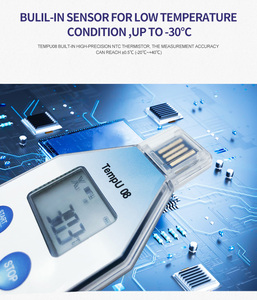 YIERYILCDディスプレイIP67レコーダー湿度USB温度データロガー果物寒冷農業製薬研究所用 - Product Image 4
