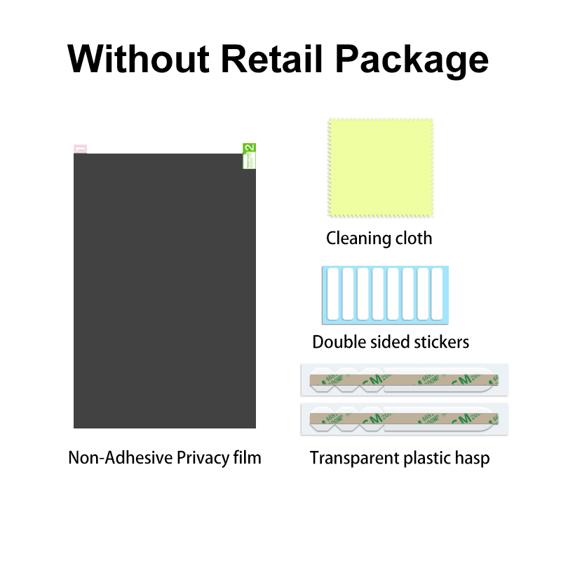 Black 180°2 Way Privacy Filter