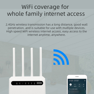 C521 4G modem Mini CPE home WiFi router 4000mAh 4G Sim router wireless con slot per Sim card modem WiFi - Product Image 4