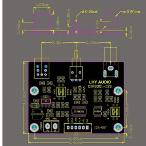 Dir9001 24Bit 96Khz Audio Module Coaxial Optical Fiber <strong>Receiver</strong> with SPdif to I2S <strong>Output</strong> for <strong>Electronic</strong> Products - Product Image 5