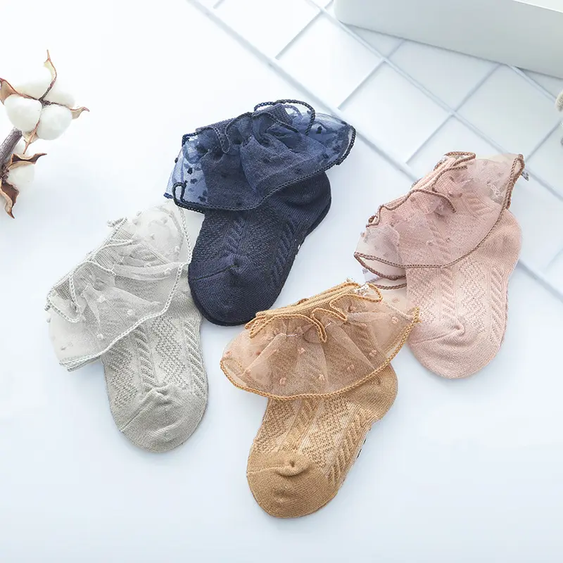 Tutu Socken Kleinkind Neugeborene Kleinkind Spitze Rüschen Feste Söckchen 2022 3842 Sommer Rüschen Warme Spitze Baby Stuff Kinder Baby Girl