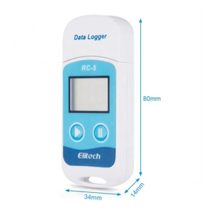Mini registrador de datos Temperatura USB Registrador de temperatura Sens internos Termometro Digital