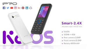 IPRO ספוט 2.4 אינץ מסך Quad להקת קאי OS SIM הכפול 3G/4G 1800mAh גדול קיבולת סוללה GSM פרימיום טלפון